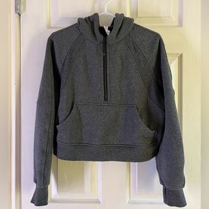 lululemon athletica Charcoal Half-Zip Pullover Hoodie